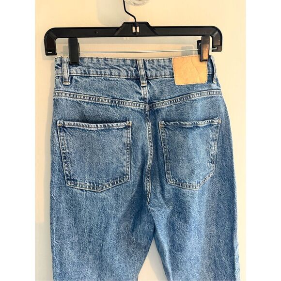 Zara Classic Mom Jeans High Waist Straight, Women’s Size 4 - Picture 8 of 9